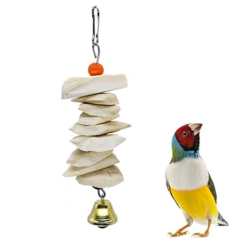 Amazon | カトルボーン 鳥 おもちゃ ベル インコのおもちゃ 吊り